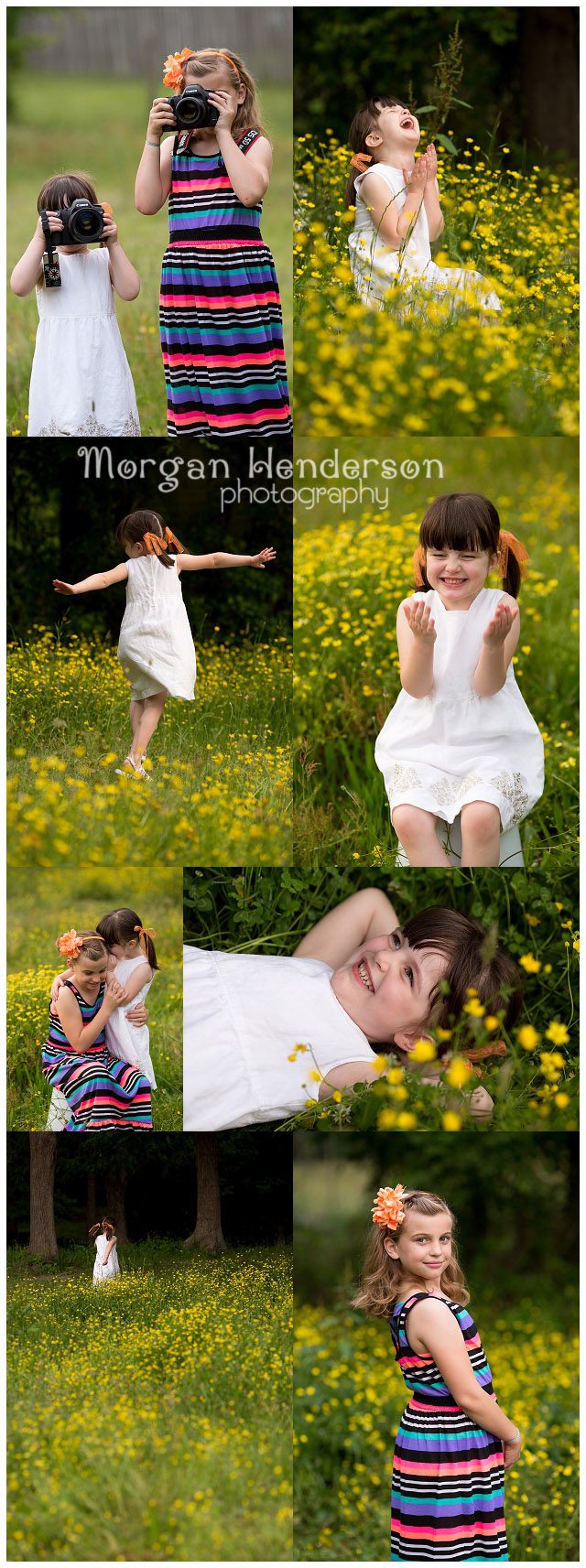 family photography wildflowers
