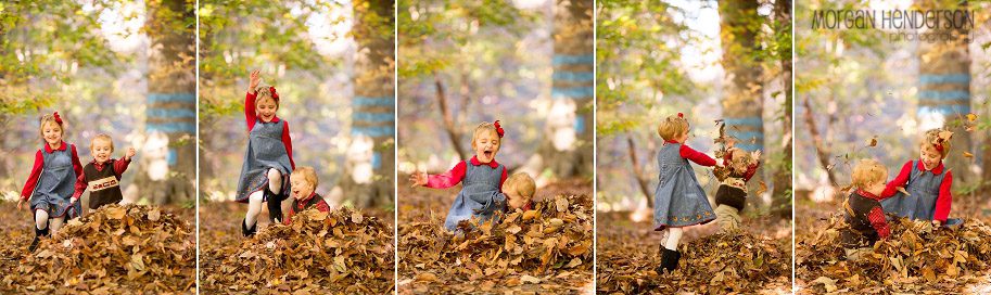 1 jumping in piles of leaves durham nc photography