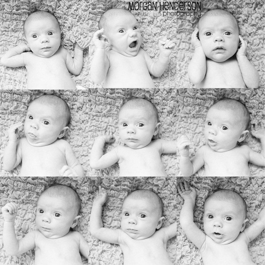 baby faces one month photography