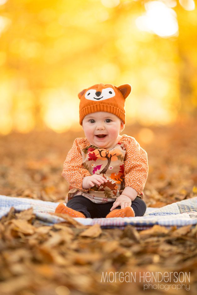 fall family photography in durham