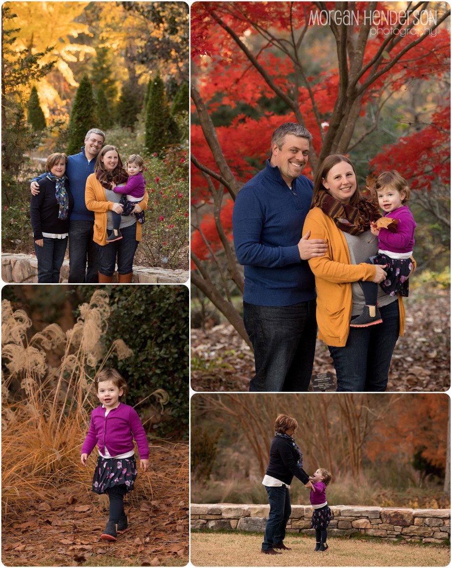 duke gardens fall family photography